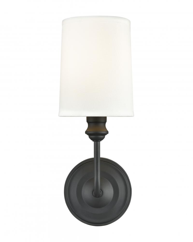 Leena 1-Light Wall Sconce Matte Black