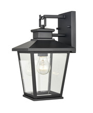 Millennium 4711-PBK - Bellmon 1-Light Outdoor Wall Sconce Powder Coated Black