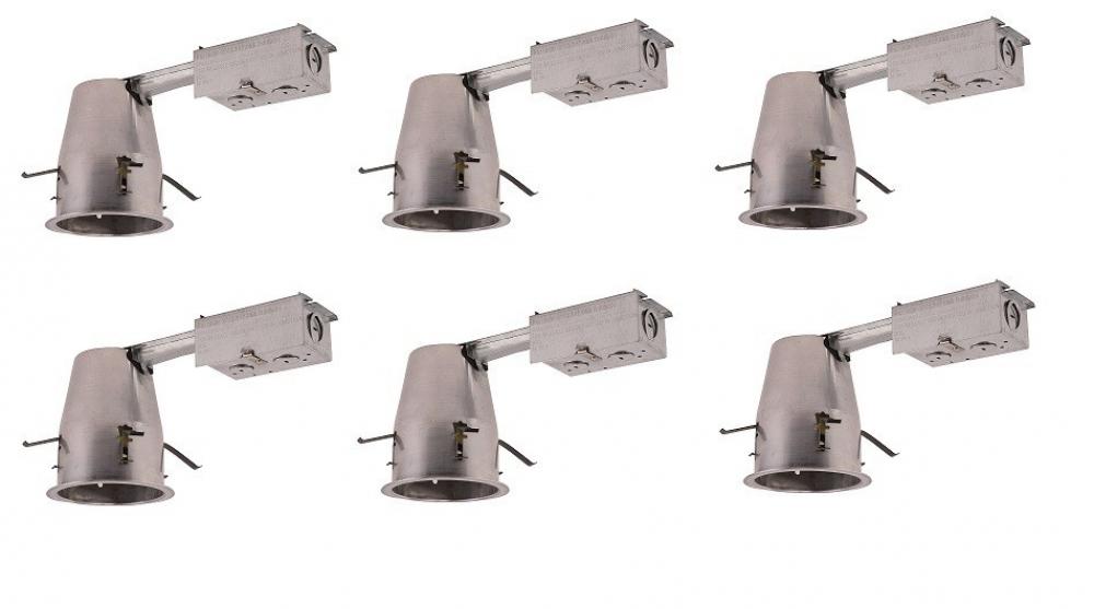 4 Inch Icat Remodel Housing, 120v, T24 Connector, led Retrofit Only 6 Pack