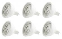 Elegant MR16LED103-6PK - LED Mr16 Light Bulb Gu5.3 6.5w 12v Lm500 3000k Dim 40 Degree, CRI80, ETL, 25000hrs