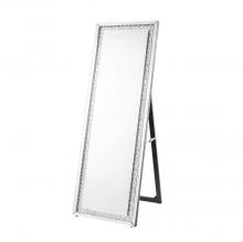 Elegant MR9123 - Sparkle 22 In. Contemporary Standing Full Length Mirror in Clear