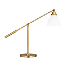 Visual Comfort & Co. Studio Collection CT1101MWTBBS1 - Wellfleet Dome Desk Lamp