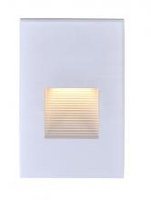 Nuvo 65/405 - LED Vertical Step Light - 3W - 3000K - White Finish - 120V