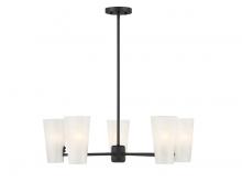 Savoy House Meridian M100130MBK - 4-Light Chandelier in Matte Black