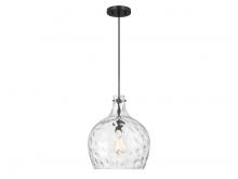 Savoy House Meridian M7053MBK - 1-Light Pendant in Matte Black