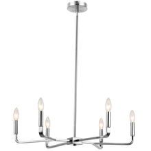 Dainolite CLT-246-PC - 6LT Incandescent Chandelier, PC