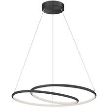 Dainolite GBL-2438LEDC-MB - 34W Chandelier, MB w/ WH Silicone Diff