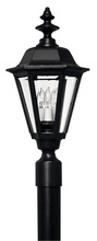 Hinkley 1441BK - Large Post Top or Pier Mount Lantern