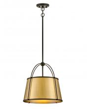 Hinkley 4894BK-LDB - Large Drum Pendant