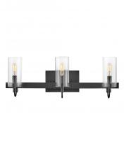 Hinkley 58063BK - Medium Three Light Vanity