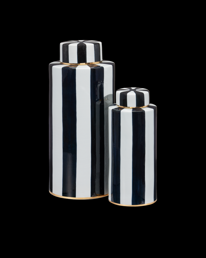 Rayures Tea Canister Set of 2