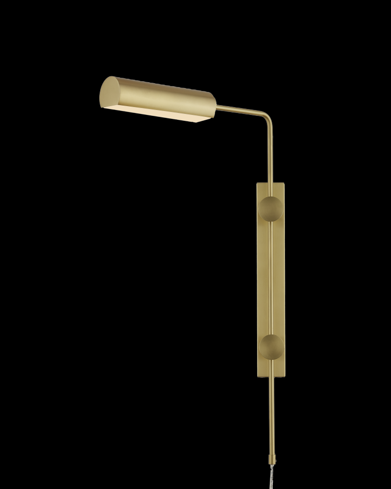 Satire Brass Swing-Arm Wall Sc