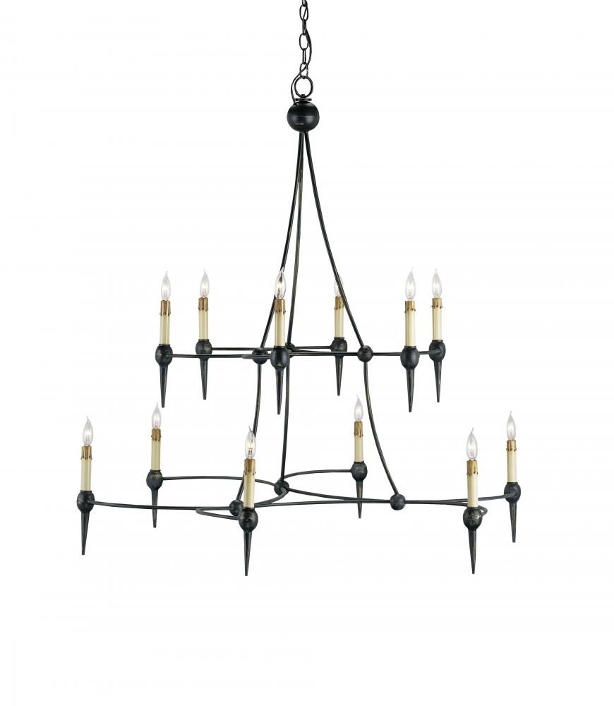 Danielli Black Chandelier