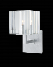 Currey 5000-0207 - Valerio Silver Wall Sconce