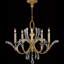 Fine Art Handcrafted Lighting 763040ST - Beveled Arcs 36"W Round Chandelier