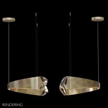 Fine Art Handcrafted Lighting 931840-3ST - Strata 49"W Round Pendant